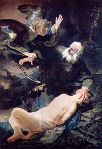 Rembrandt 1606–1669 - Sacr d Isaac 1635 Huile sur toile 1