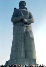 ad Statue Mourmansk Russie