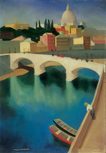 Bela-Kontuly_Le-Tibre-au-Pont-Sisto_1930.jpg