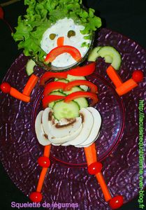 Squelette de légume