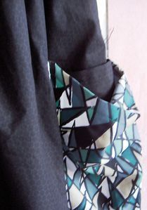 salopette noire et verte, detail poches (3)