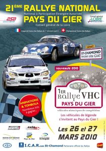 affiche rallye 2010