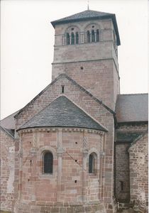 chevet de l'église de Champ-le-Duc