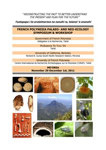 Paleo-Neo Symposium page titre 2011