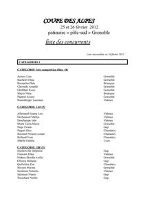 Liste rectifiée coupe des Alpes 2012 - page 1