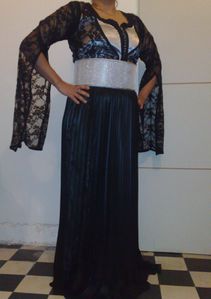 caftan noir argent-copie-1