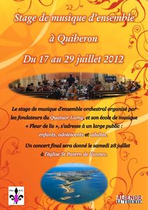 Stage 2012 Affiche