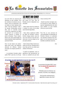 Gazette des secouristes juin 2014 page 1