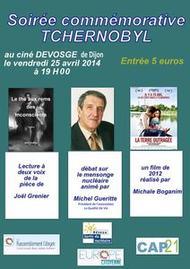 RC CAP21 Europe Citoyenne Soiree Anni Tchernobyl le 25 avr