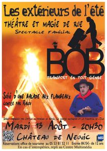 balade aux flambeaux théâtre de rue 13.08.2013