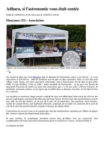 La Depeche 140914