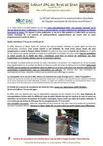 #172 COZAC - Le CO.ZAC influence-t-il la communication séc
