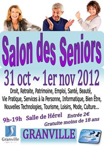 Affiche Salon des Séniors Granville AAPEL 2012