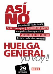 Cartel 29S-CCOO