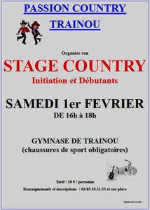 Passion Country stage Février