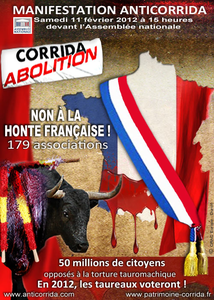 anti corrida manif 11 février