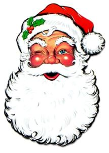 Santa Claus wink
