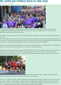 Article Running Mag Corrida Toulouse 2013