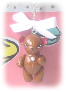collier ours fimo 2