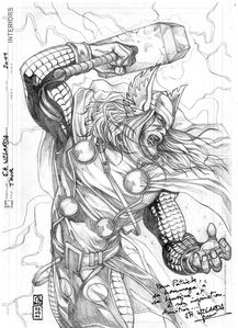 Thor by JH Wzgarda-pencil