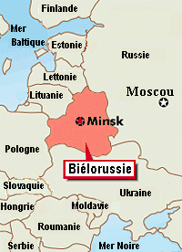bielorussie map