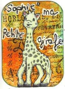 atc 1002-série 17-originale-sophie ma petite girafe