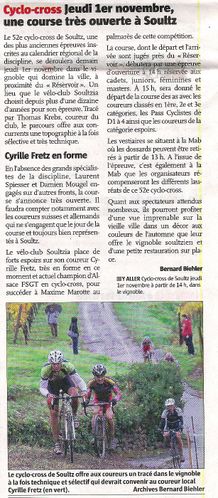 20121031 L'Alsace Article