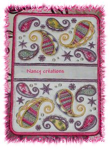 Marque page lace et porte carte 002