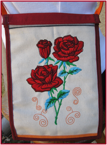k bag roses rouge verso