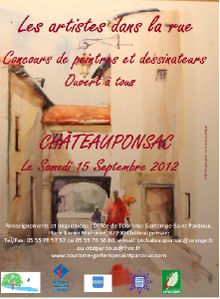 peintre dans la rue chateau 2012