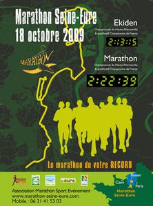 marathon Seine Eure 2009 affiche