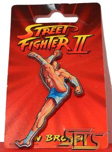 037-Sagat Street Fighter II Pin Brooch