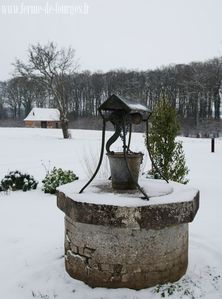 puits sous la neige