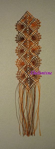 marque-page dentelle double eventail