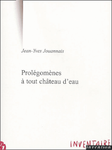 Jean Yves Jouannais Prolegomenes
