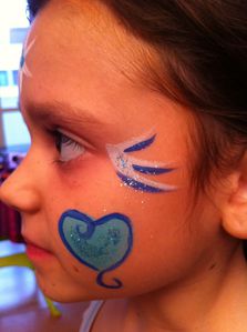 Maquillage sur visage d'enfant : Une dernière princesse - Simplement moi !