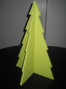 sapin de noël en MDF 014