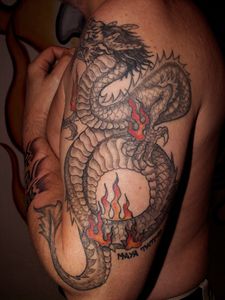 tatouage dragon ar +mt