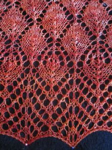 Shawl orange 4