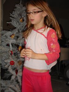 ma fille et son sapin