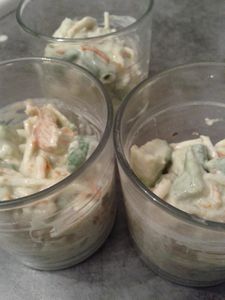 verrines pamplemousse avocat