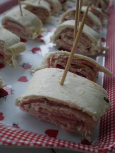 wrap de jambon au fromage frais