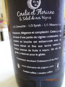 chateauneuf du pape cuvee 2010