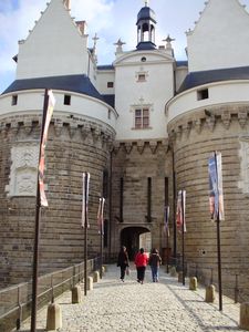 L'entrée du chateau des ducs