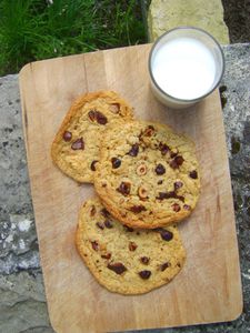 Cookies à la Noisette et au Chocolat