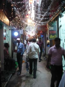 RUELLE VIEUX DELHI ILLUMINEE POUR DIWALI