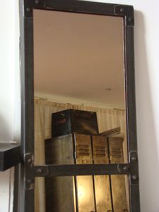 miroir style loft industriel