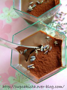 Verrines Crèmes à Chocolat Lavande-2