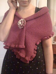 Etole prune (tricot)