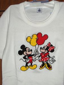 Mickey et Minnie par chantal